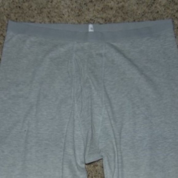 Mens Thermal Underwear Lite Gray 2XLT Tall Croft & Barrow Elastic Waist Winter - Picture 3 of 5